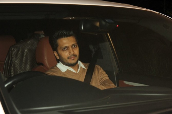 Riteish Deshmukh at Salman Khan's birthday bash