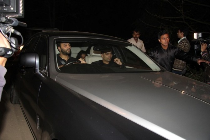 Karan Johar at Salman Khan's birthday bash