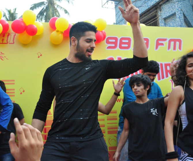 Sidharth Malhotra dances at The Equal Street Movement event