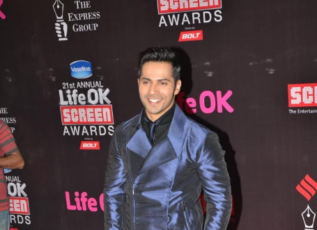 Cutie Varun Dhawan at 21st Life OK Screen Awards