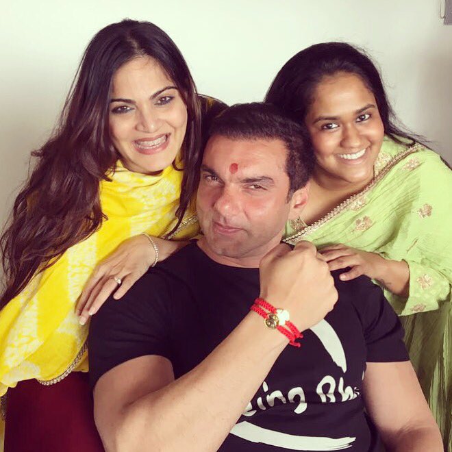 Alvira Agnihotri, Sohail Khan and Arpita Khan Sharma