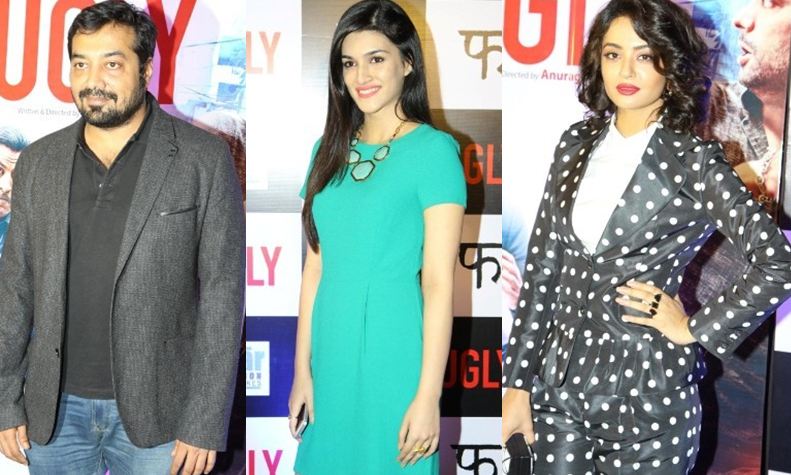 Anurag Kashyap, Kriti Sanon, Surveen Chawla and others at the special screening of 'Ugly'