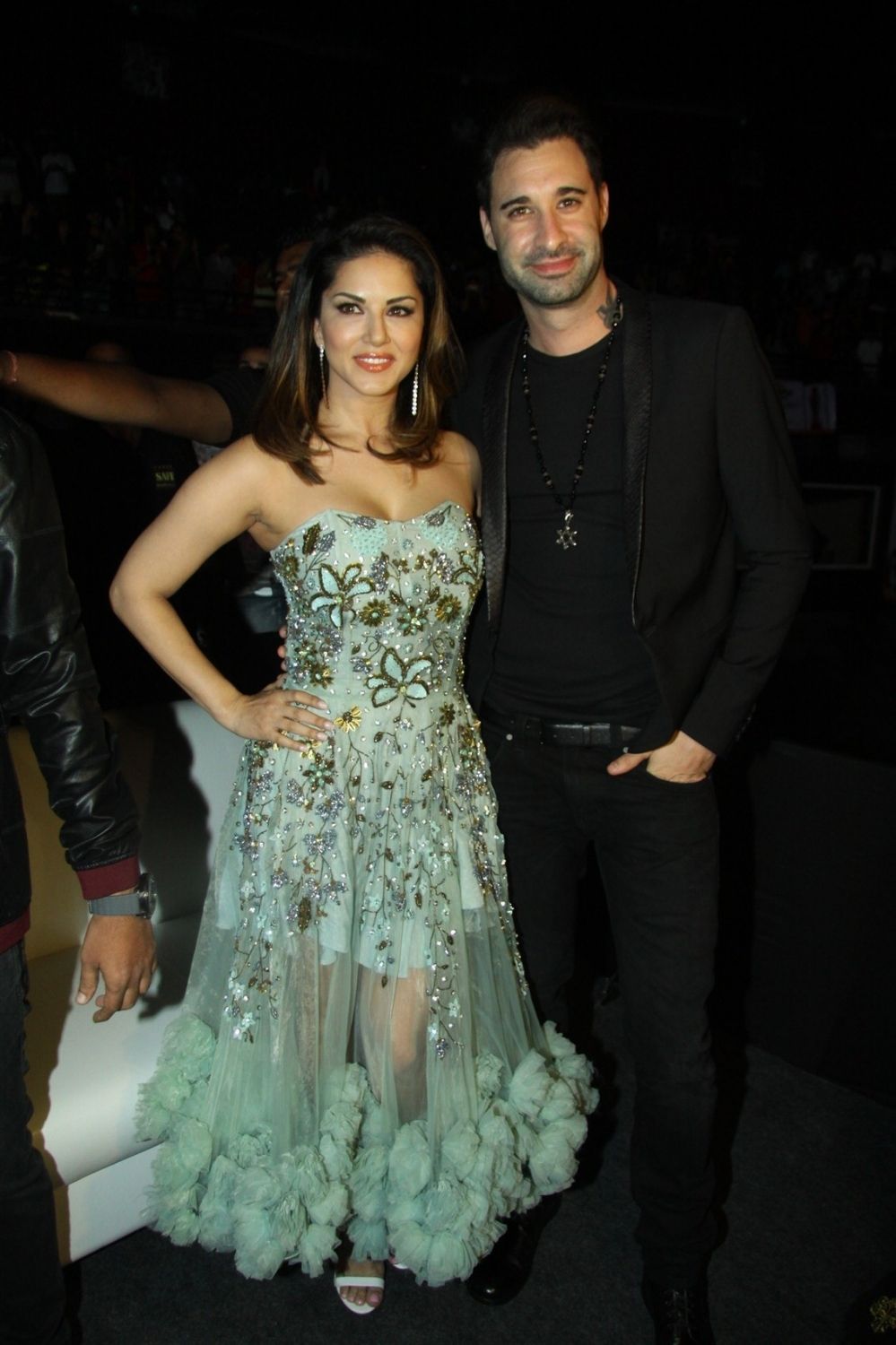 Sunny Leone and Daniesl Weber attend LoveLand 2016 concert