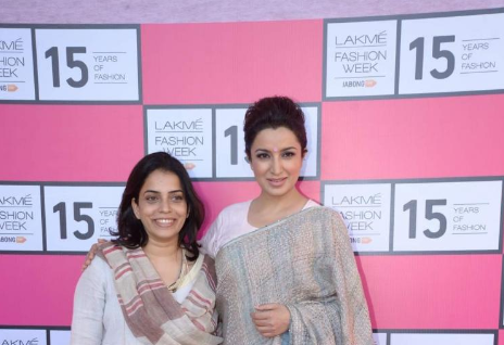 Tisca Chopra at the Lakme Fashion Week 2015 curtain raiser