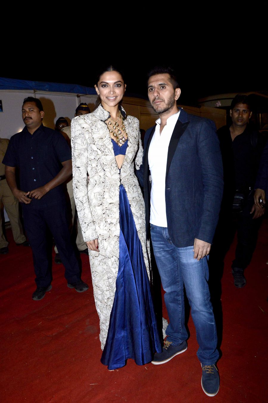 Deepika and Ritesh at Umang Police Show