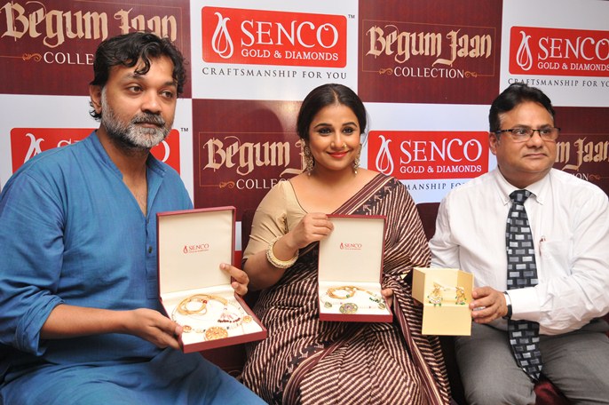 Vidya Balan and director Srijit Mukherjee unveil Senco jewellery