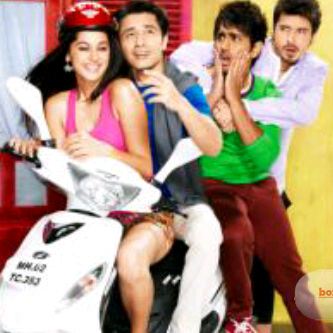 Pic from shoot of Chashme Baddoor remake