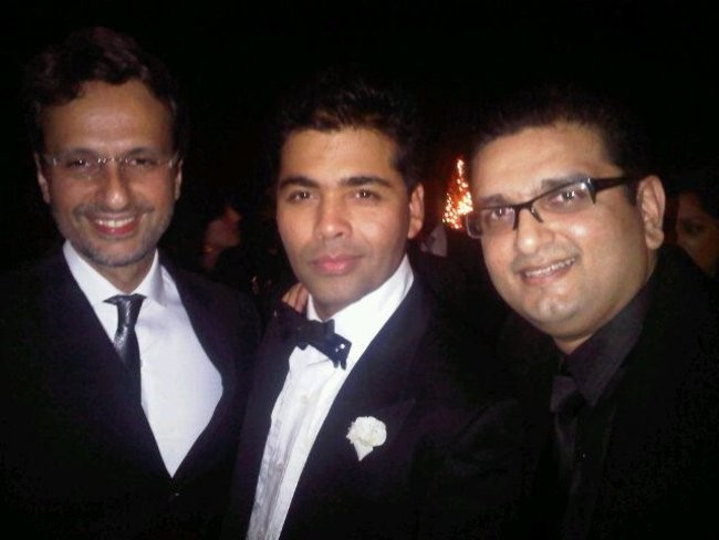 Karan Johar with Anil Thandani