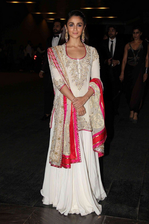 Alia Bhatt at Masaba Gupta's wedding reception