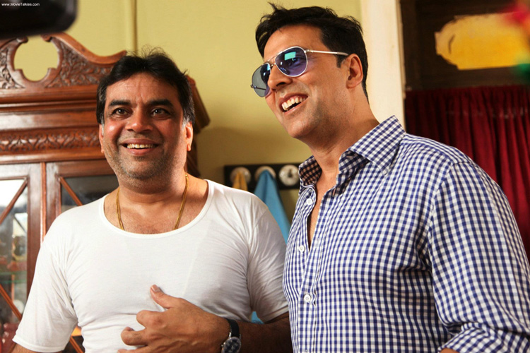 Akshay Kumar & Paresh Rawal on shooting of OH MY GOD!