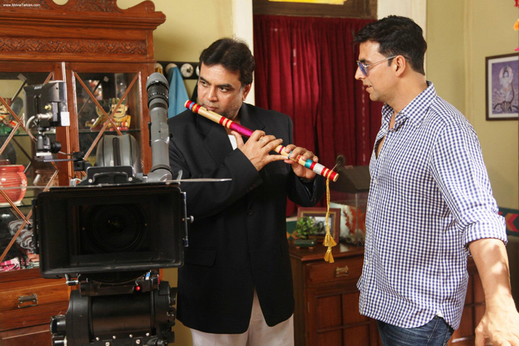 Akshay Kumar & Paresh Rawal on shooting of OH MY GOD!