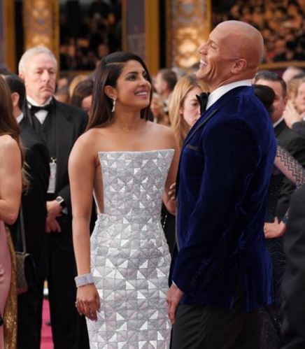 Priyanka With Dwayne