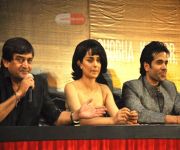 Kangana Ranaut Tushaar Kapoor & Mahesh Manjerkar at launch party of Shootout At Wadala