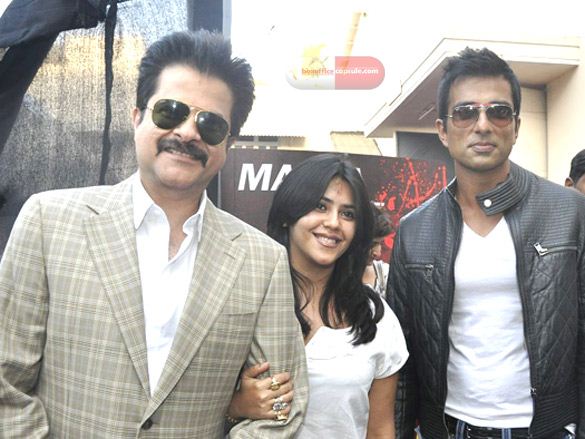 Anil Kapoor & Ekta Kapoor at launch party of Shootout At Wadala