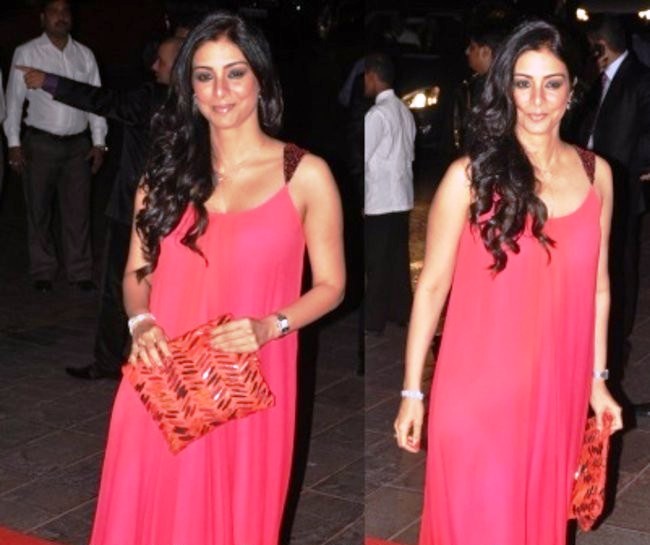 Tabu at birthday party of Karan Johar