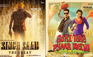 1st Day Early Box Office Trends Of GORI TERE PYAR MEIN & SINGH SAAB THE GREAT