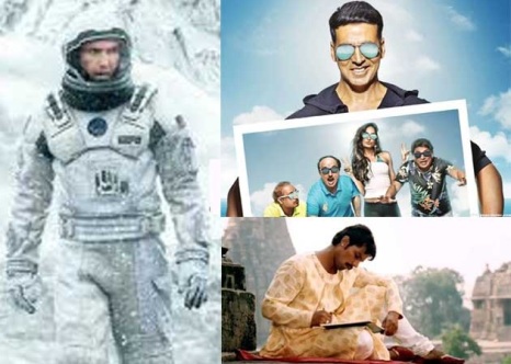 1st Day Opening Box Office Collection Trends Of THE SHAUKEENS RANG RASIYA And INTERSTELLAR