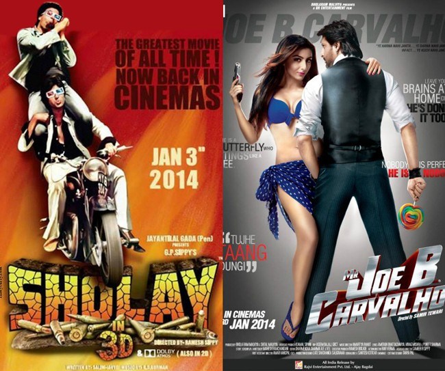 2nd Day Box Office Collection Of SHOLAY And Mr JOE B CARVALHO