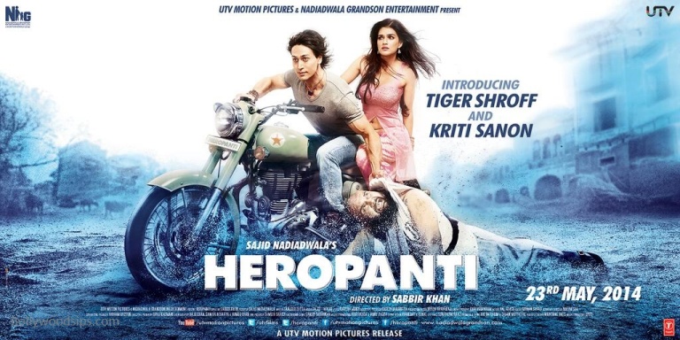Darr In Hindi Torrent New-Look-Poster-Of-Tiger-shroff-and-kriti-Sanon-starrer-Heropanti