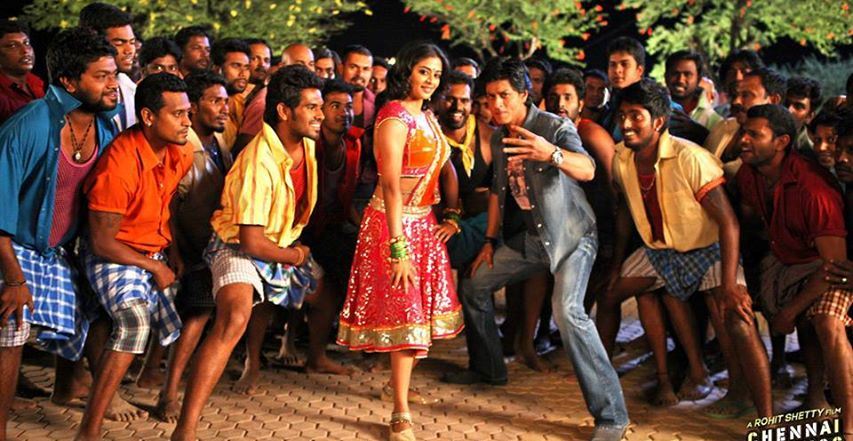 Chennai Express Song - 1 2 3 4... Get on the Dance Floor - Shah Rukh Khan & Priyamani