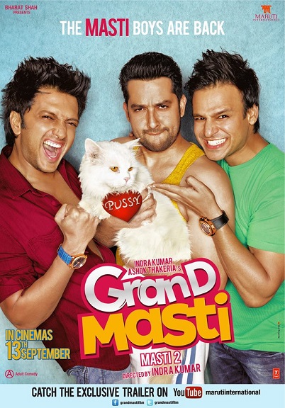Grand Masti UNCENSORED Trailer Riteish Tushaar Aftab