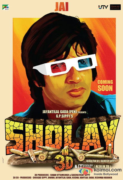 Sholay 3D Trailer Amitabh Bachchan Dharmendra Amjad Khan Sanjeev Kumar Hema