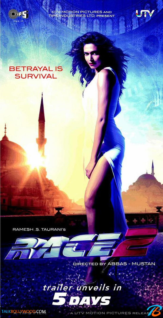 Exclusive! Race 2 Deepika Padukone Digital Poster