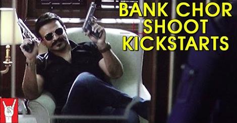 Bank Chor Shoot Kickstarts - Riteish Deshmukh | Vivek Oberoi | Rhea Chakraborty