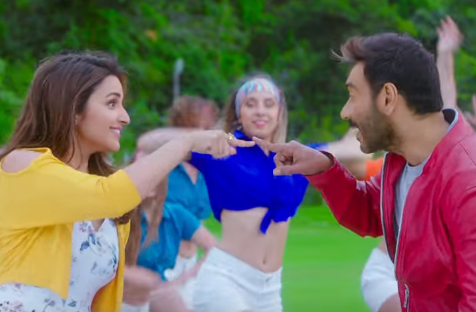 MAINE TUJHKO DEKHA (Golmaal Again) | Ajay Devgn | Parineeti | Arshad | Tusshar | Shreyas | Tabu