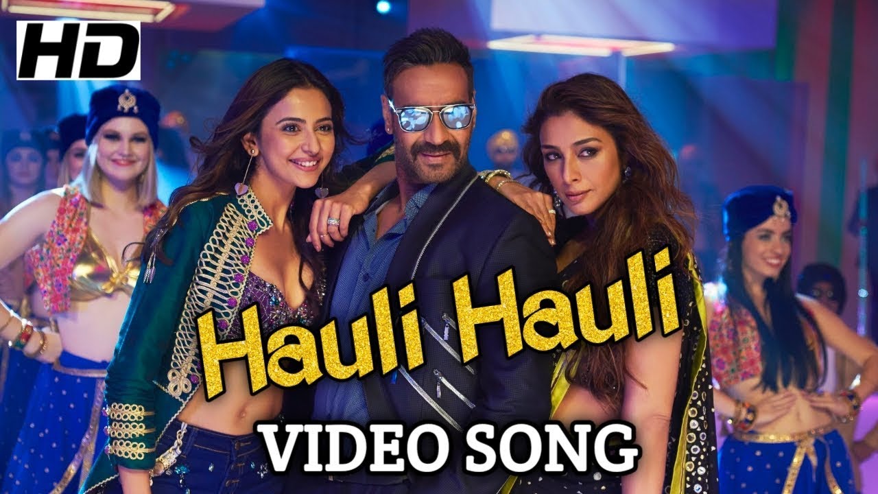 HAULI HAULI : De De Pyaar De | Ajay Devgn, Tabu, Rakul | Neha Kakkar, Garry Sandhu, Tanishk Bagchi