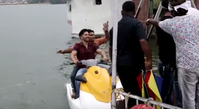 Jet Ski adventures with Badri & Somdev | Badrinath Ki Dulhania | Varun Dhawan | Alia Bhatt Jet Ski adventures with Badri & Somdev | Badrinath Ki Dulhania | Varun Dhawan | Alia Bhatt
