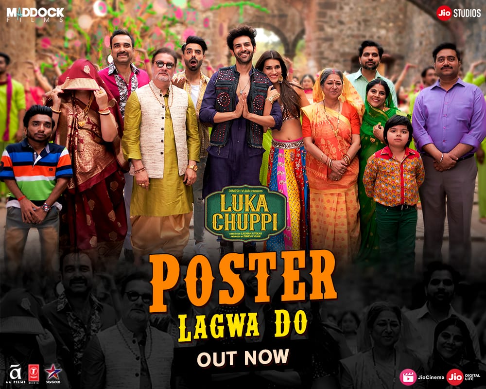 Luka Chuppi: Poster Lagwa Do Song | Kartik Aaryan, Kriti Sanon | Mika Singh , Sunanda Sharma