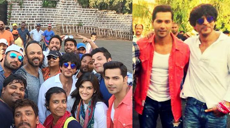 A Glimpse of the Dilwale Drift Shahrukh Khan Varun Dhawan Rohit Shetty